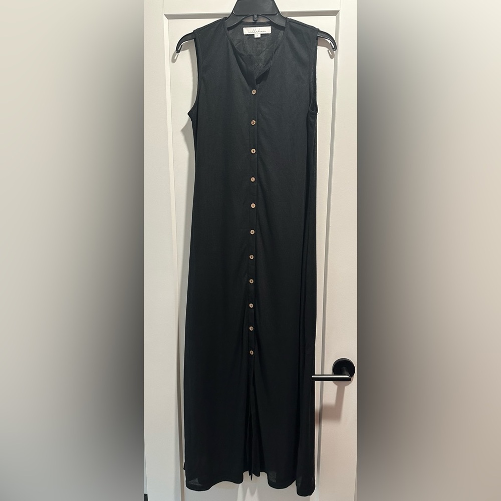 Callahan Mira maxi dress 100% cotton black